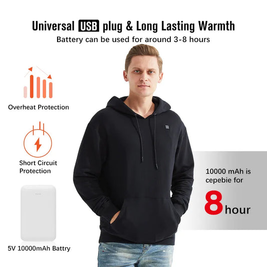 Electric USB Heating Sweaters Jacket