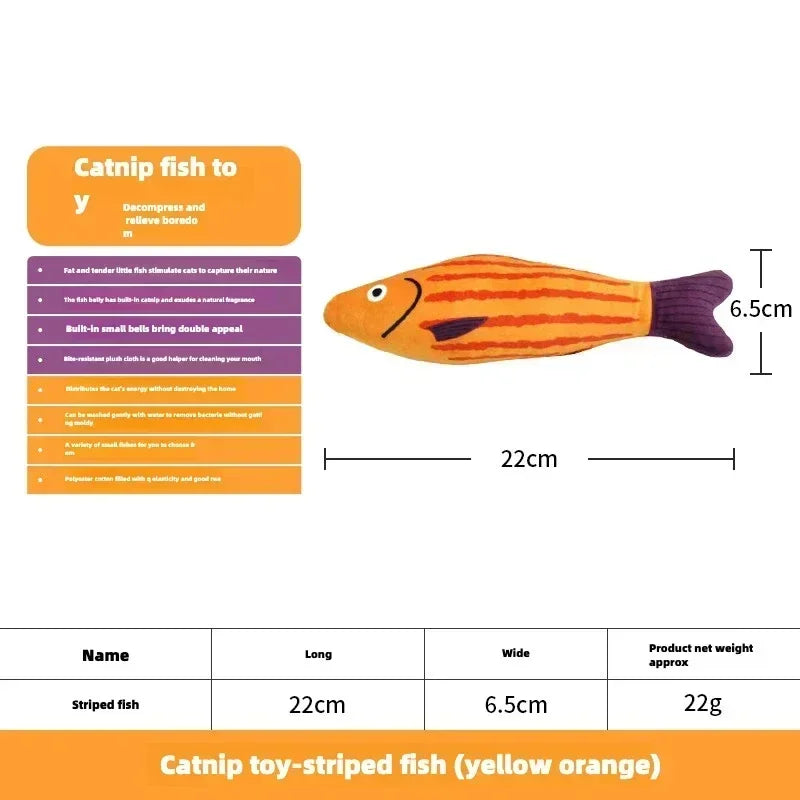 Simulation Fish Interactive Chew Toy for Cat