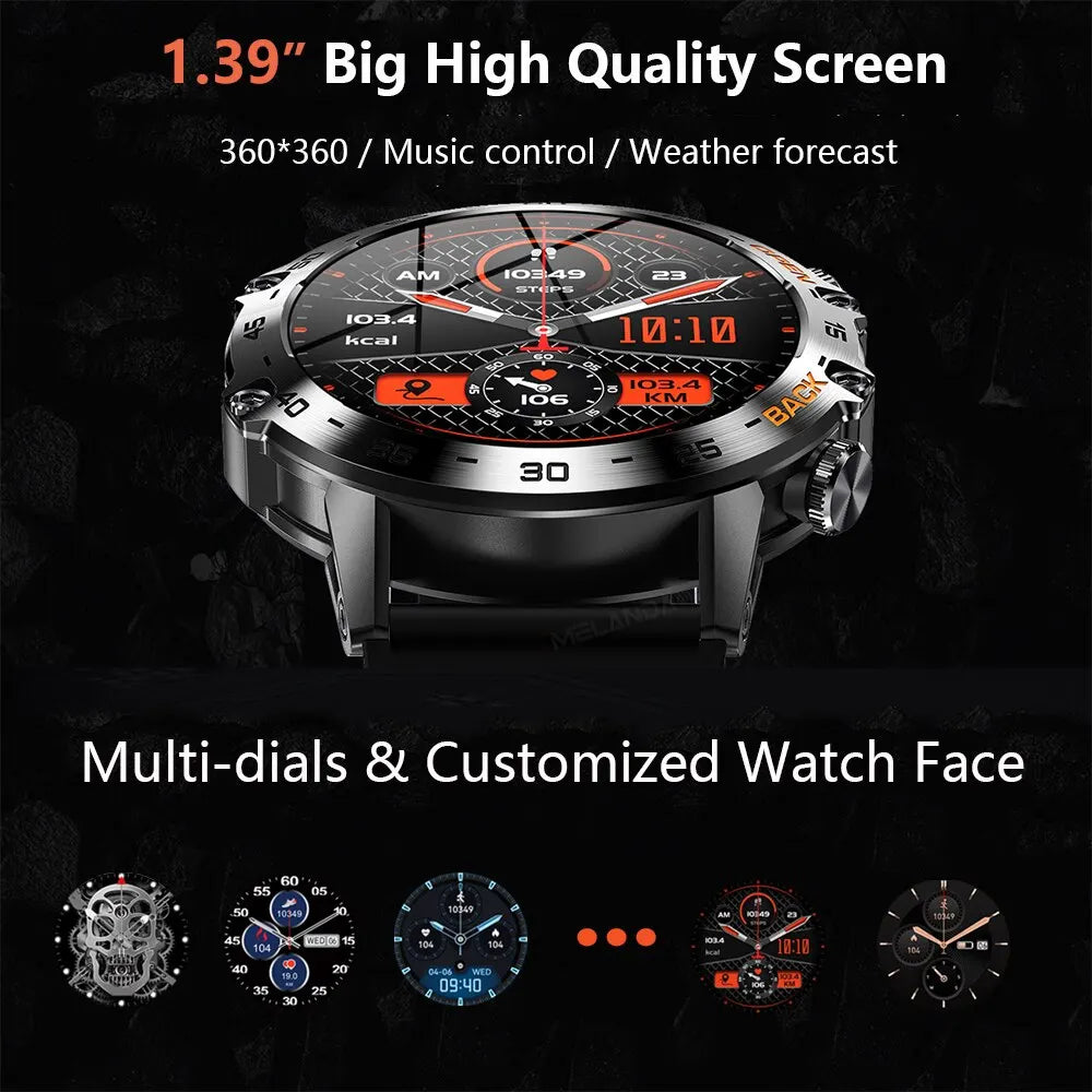 Bluetooth Call Men Smart Watch