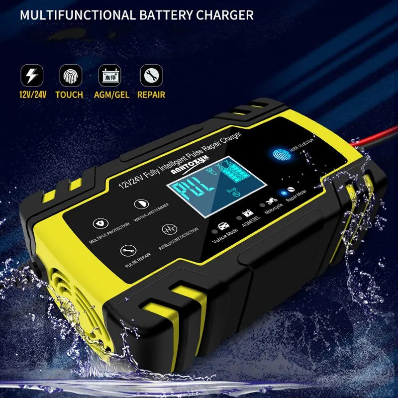 12/24V Smart Car Automatic Battery Charger