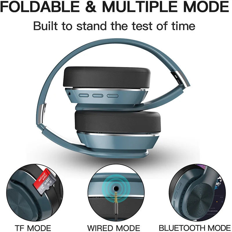 Foldable Wireless Bluetooth 5.0 Headset