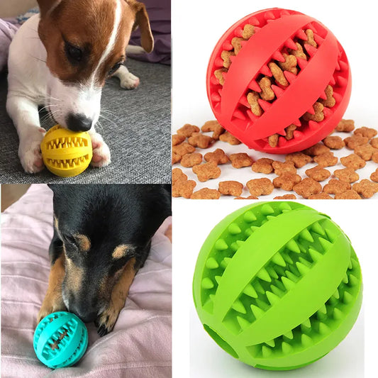 Pet Interactive Rubber Balls Chew Toys