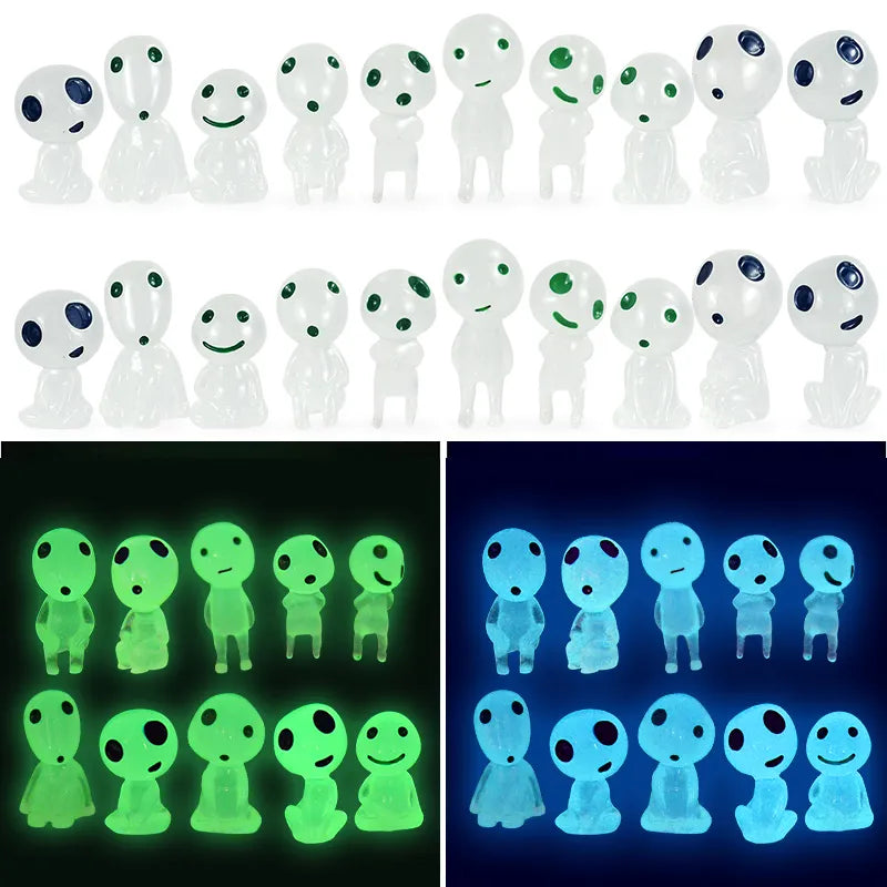 10/5Pcs Glow In The Dark Tree Elves Luminous Ghost