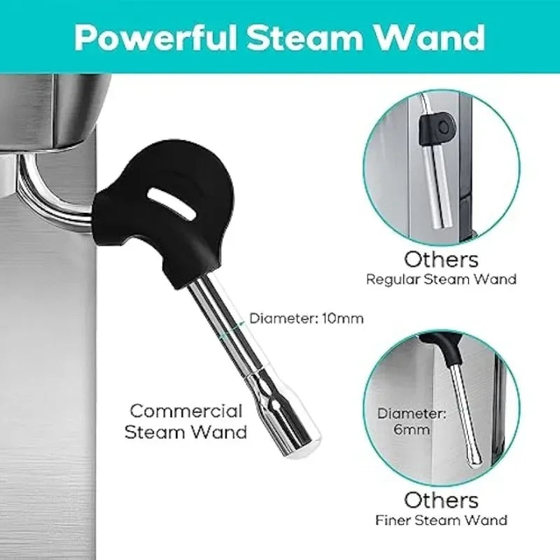 Stainless Steel Espresso Coffee Maker Machine