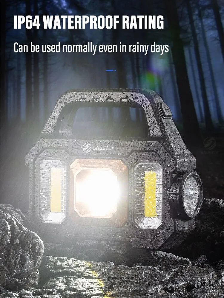 Solar Charging High Power Led Flashlights