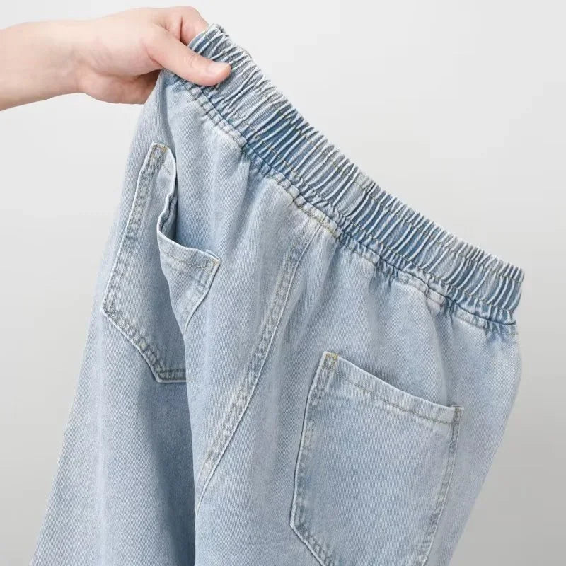 Autumn Fashion Drawstring Jeans