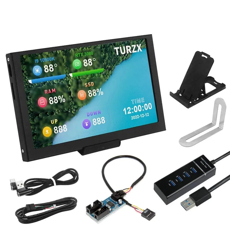 5 Inch USB Type C Display Screen LCD Computer Monitor