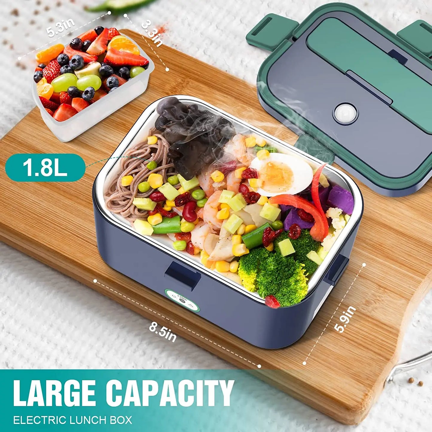1.8L 60W Electric Lunch Box Food Heated