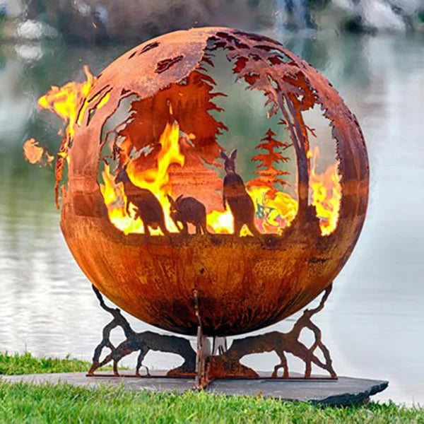 Extra Large Size Brazier Outdoor Iron Fire Pit Burning