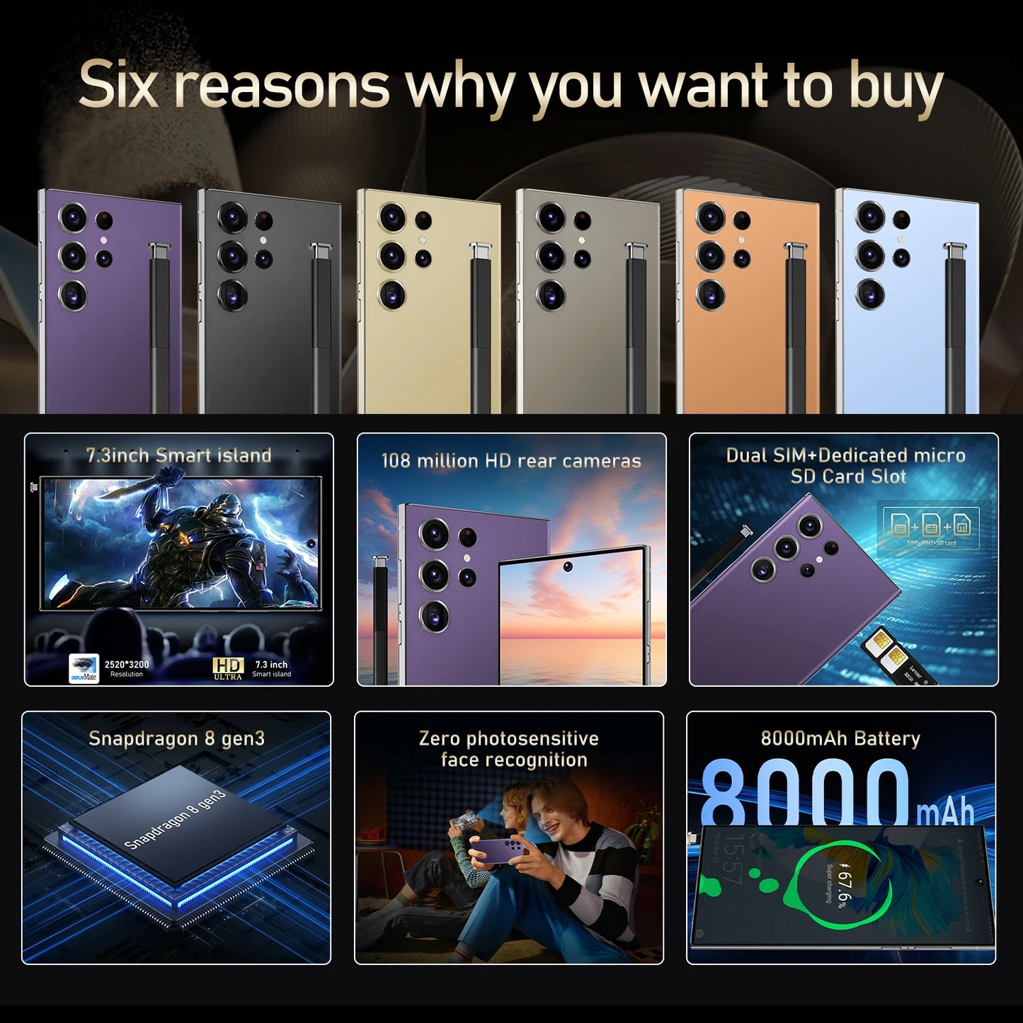 S24 Ultra Smartphone CellPhones