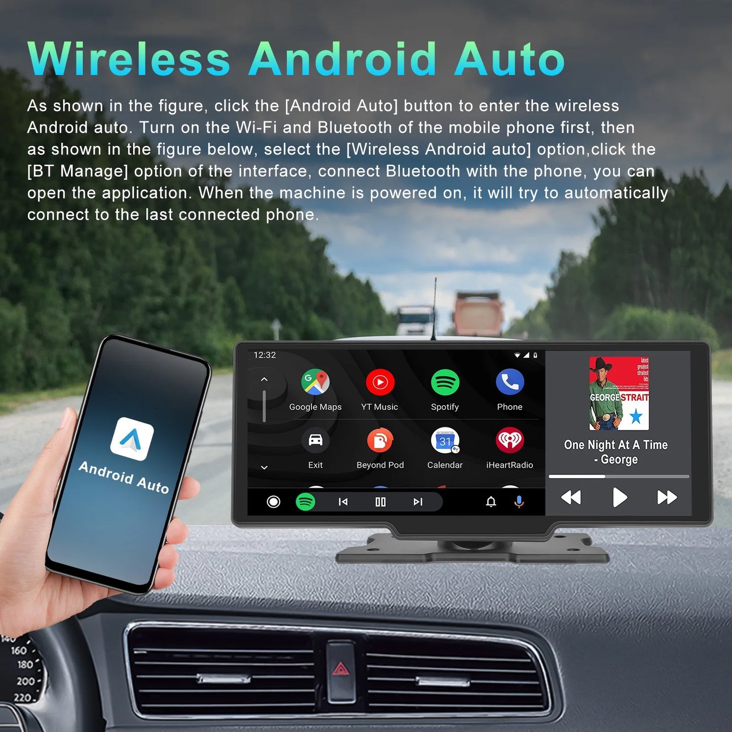 10.26" Wireless CarPlay GPS Navigator