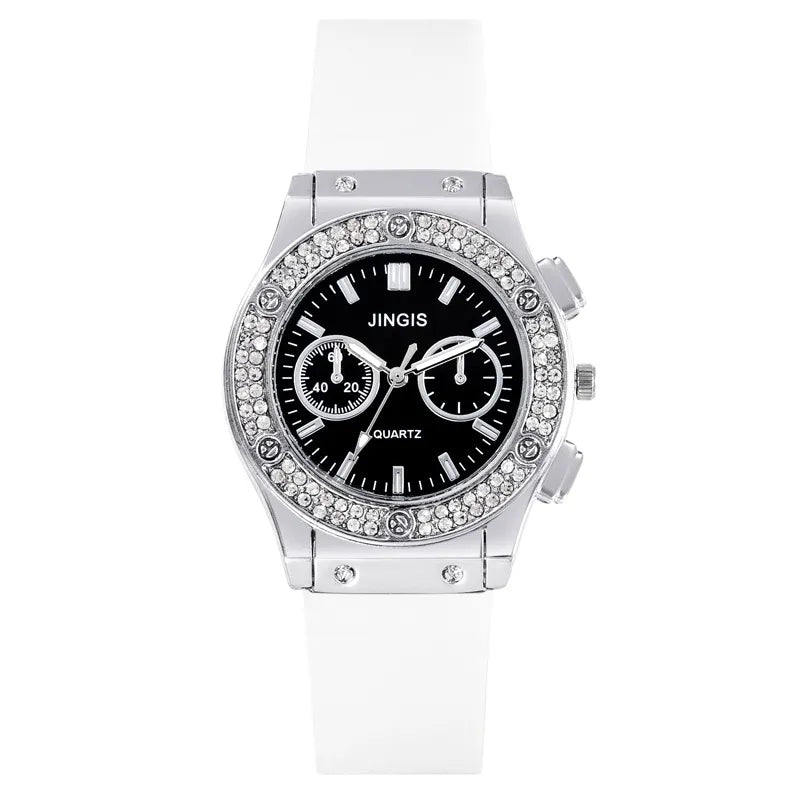 Women Luxurious Brand Casual Diamond Wristwatches