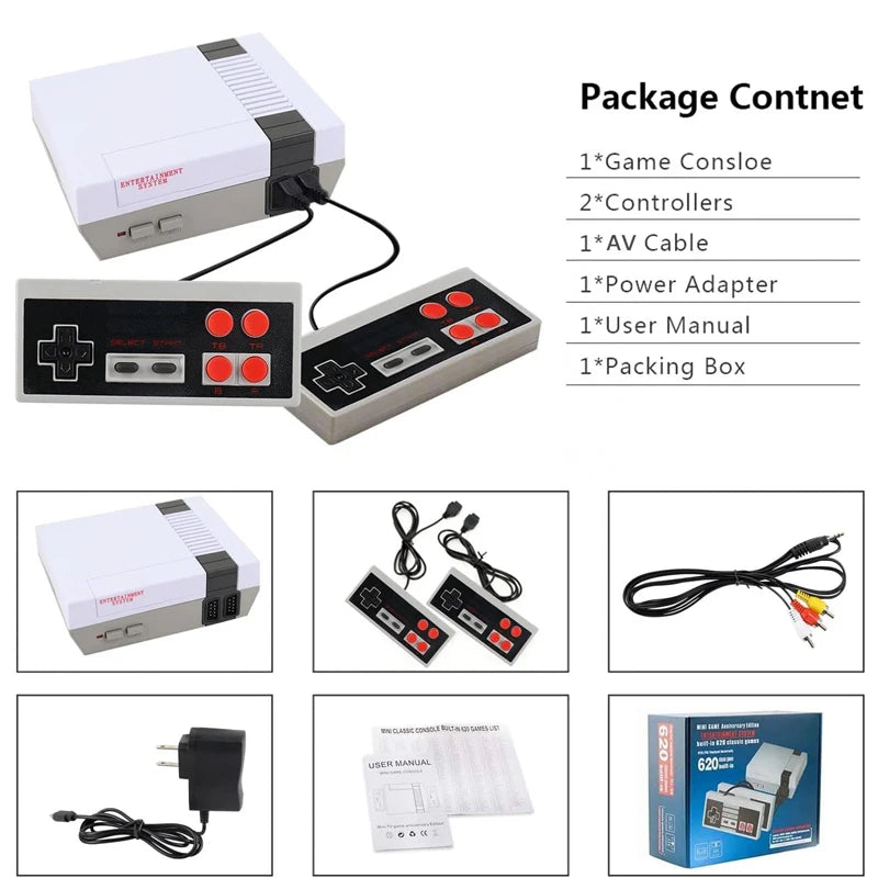 Mini Retro Portable Video Game Console