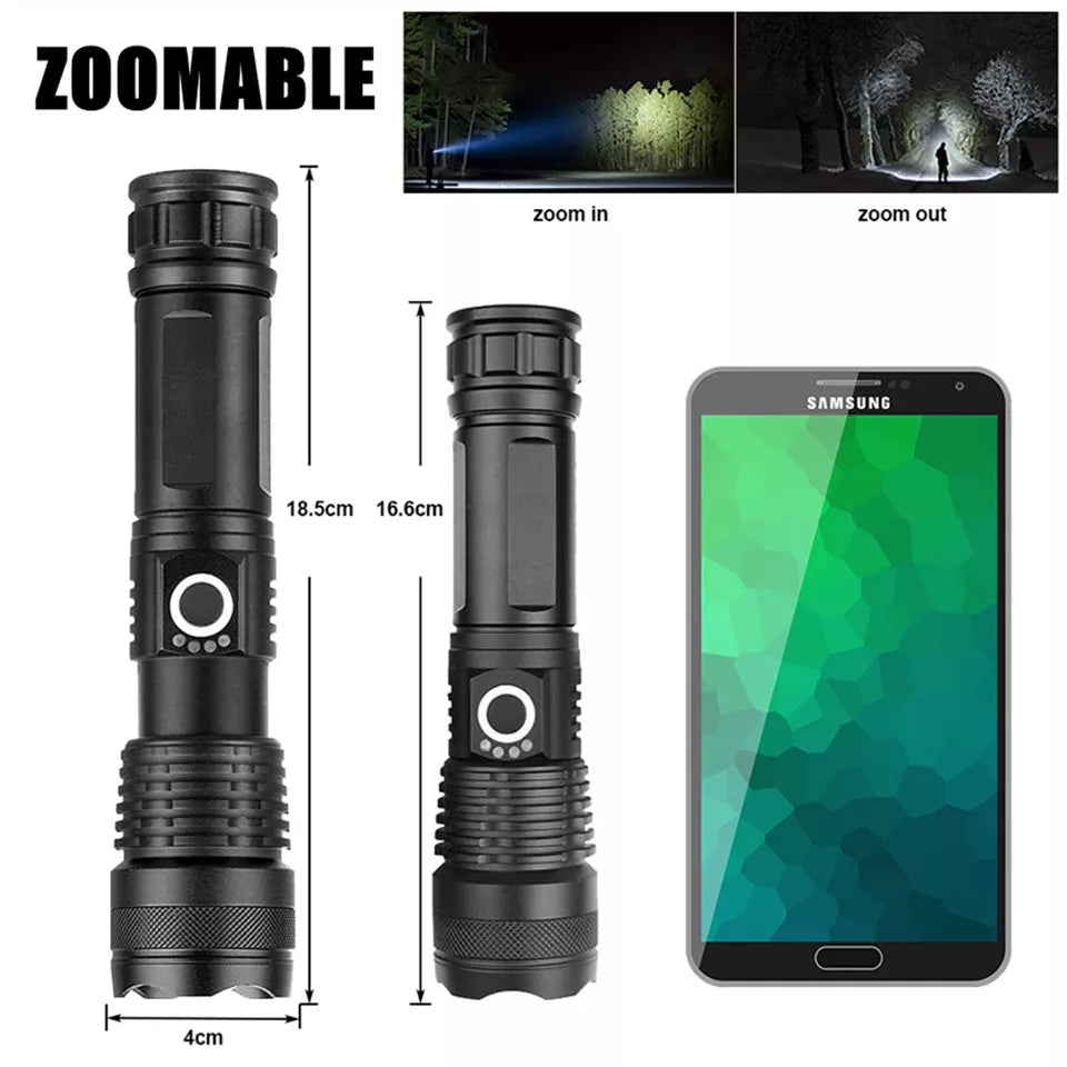 Most Powerful LED Rechargeable Flashlight