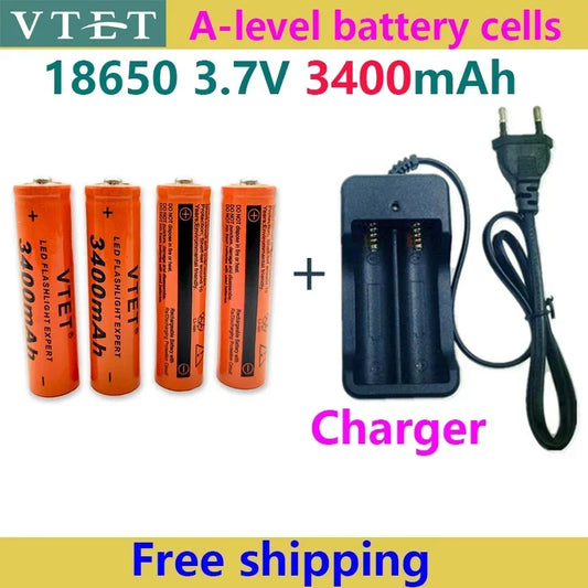 3.7V 18650 Rechargeable Battery