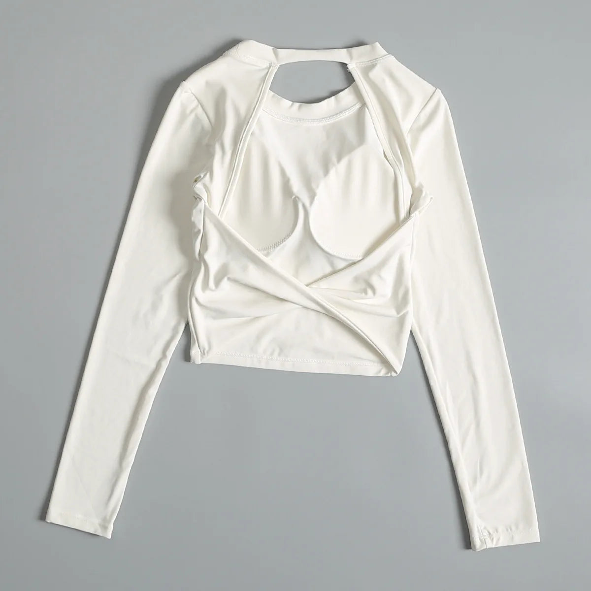 Yoga long-sleeved fixed-style sports bra