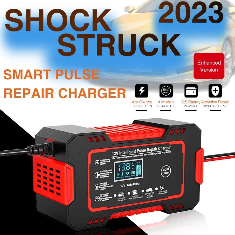 12V 6A Pulse Repair Battery Charger