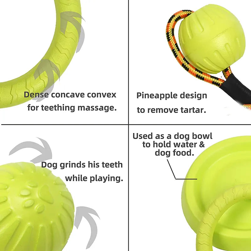 Pet Flying Discs Chew Ball Toy