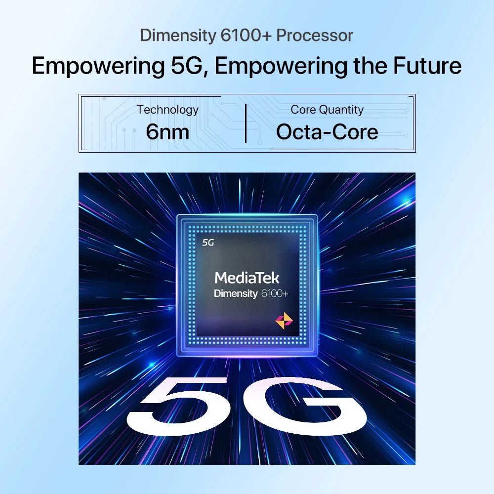 Android 13 6.57” Display G6 5G Smartphone