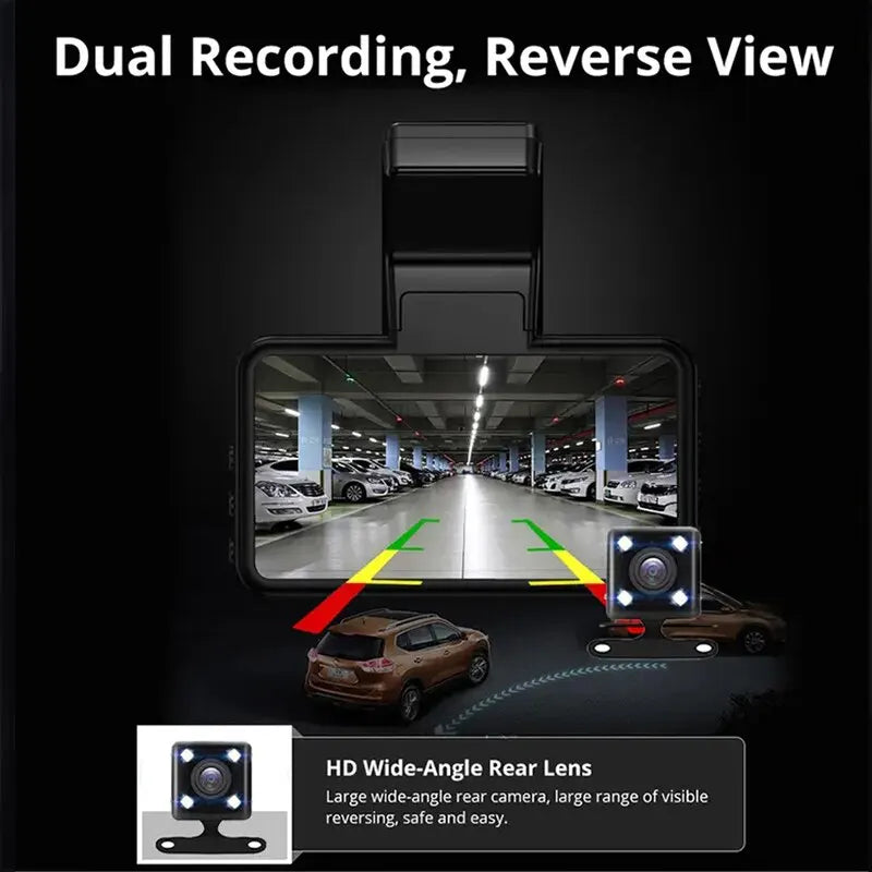 Front and Rear Dual Lens Dash Cam