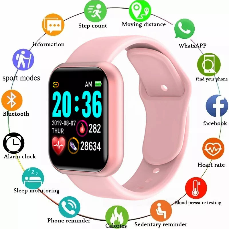 Multifunctional Y68 Smart Watch