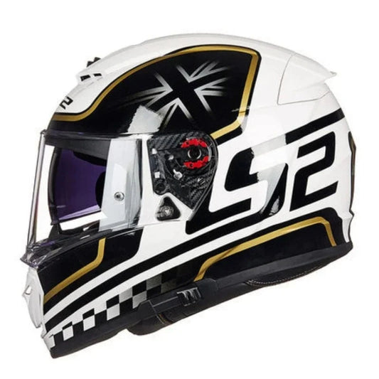 LS2 Men's Full-Cover Racing Helmet