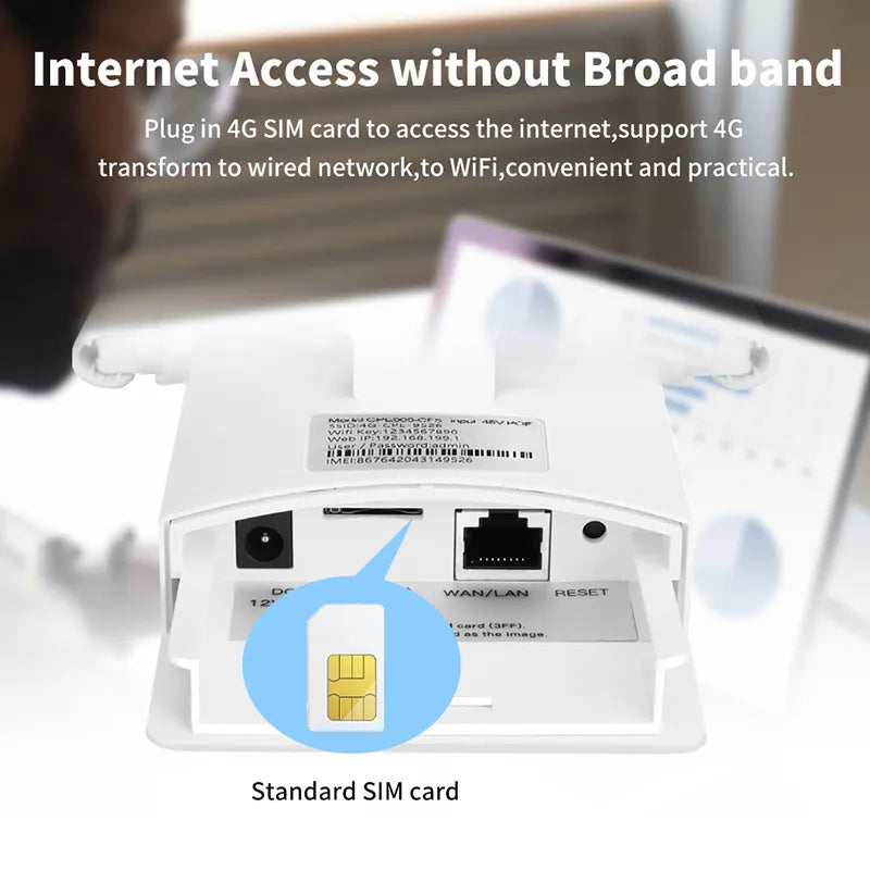 4G LTE Outdoor Waterproof Router