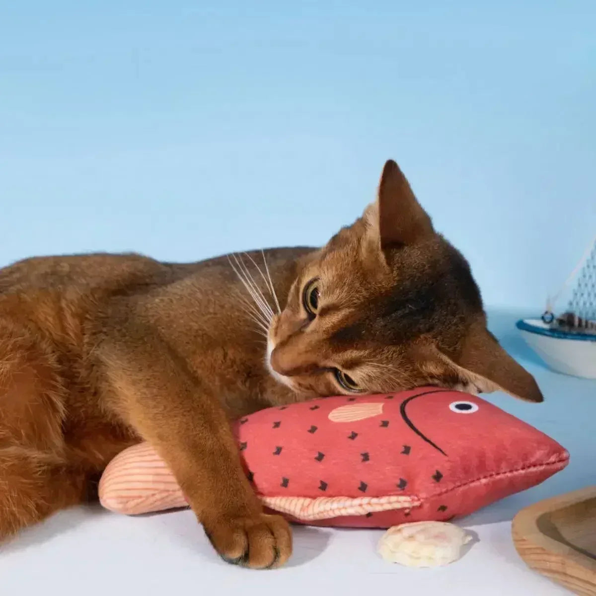 Simulation Fish Interactive Chew Toy for Cat