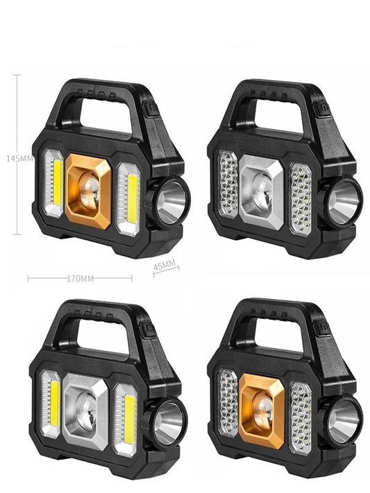 Solar Charging High Power Led Flashlights