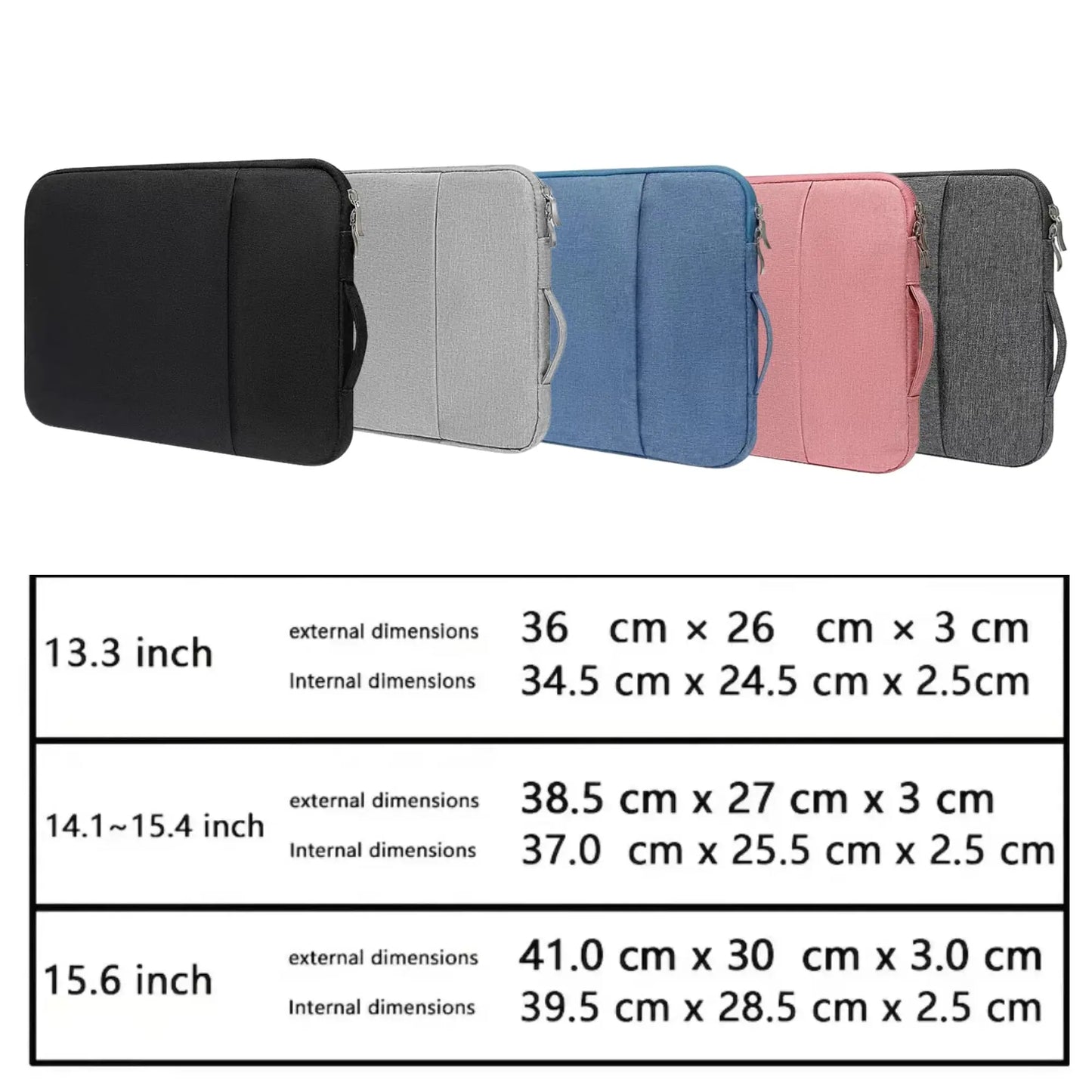 Multi-Size Laptop Sleeve Bag