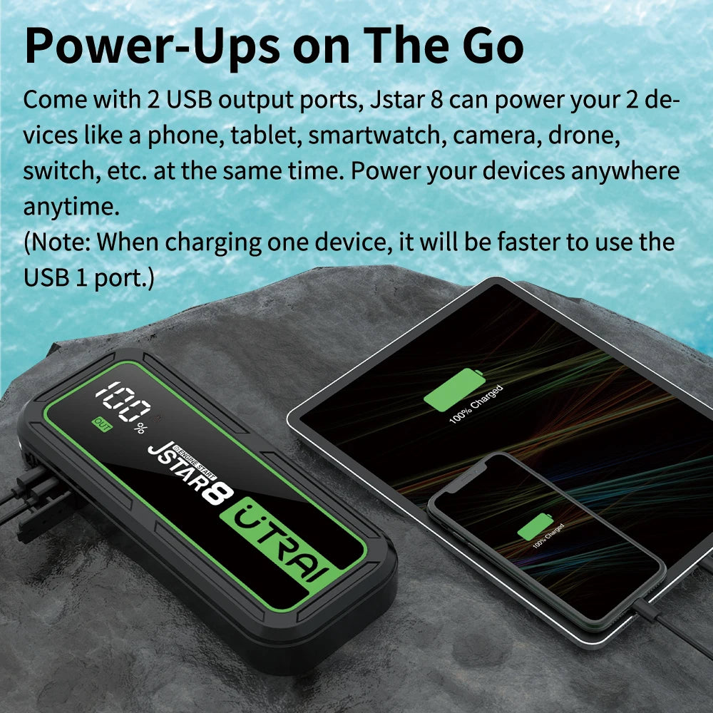 20000mAh Car Jump Starter Power Bank