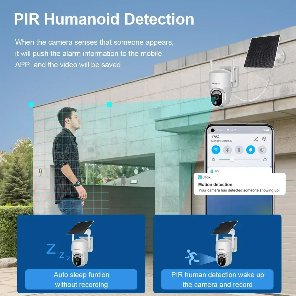 4MP 4G/WiFi Solar Outdoor Camera