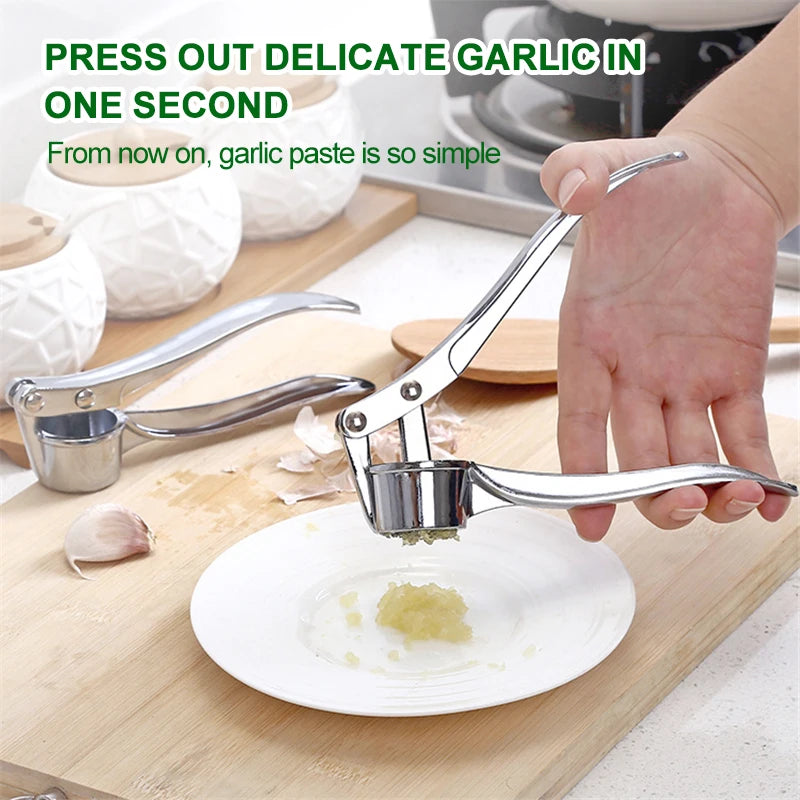Stainless Steel Garlic Press