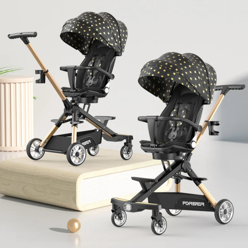 Multifunctional Stroller With music player and Night lighting