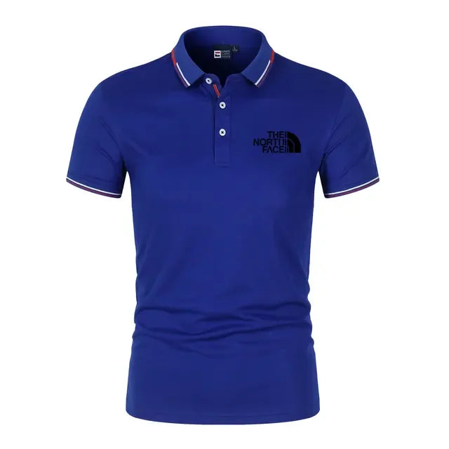 Men's Lapel Anti-pillin Polo Shirt
