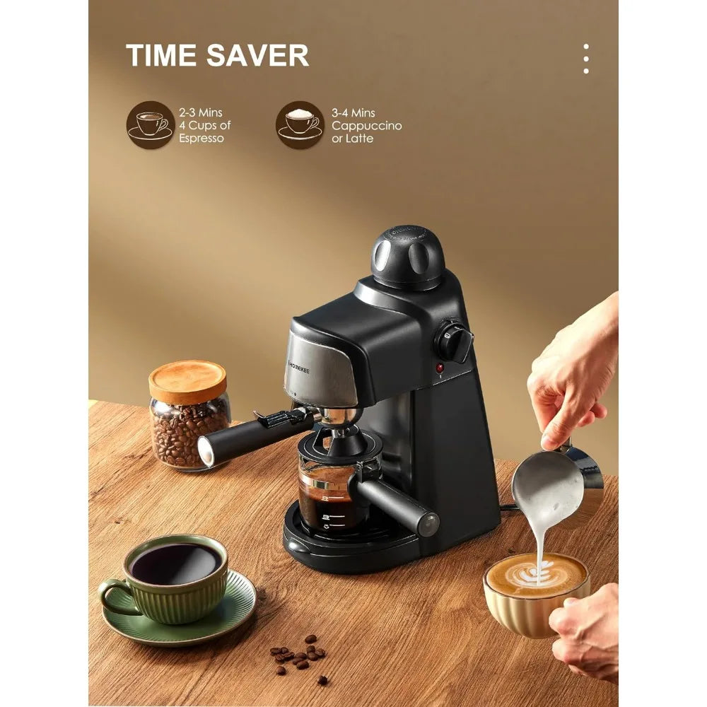 1-4 Cups Coffee Maker Machine