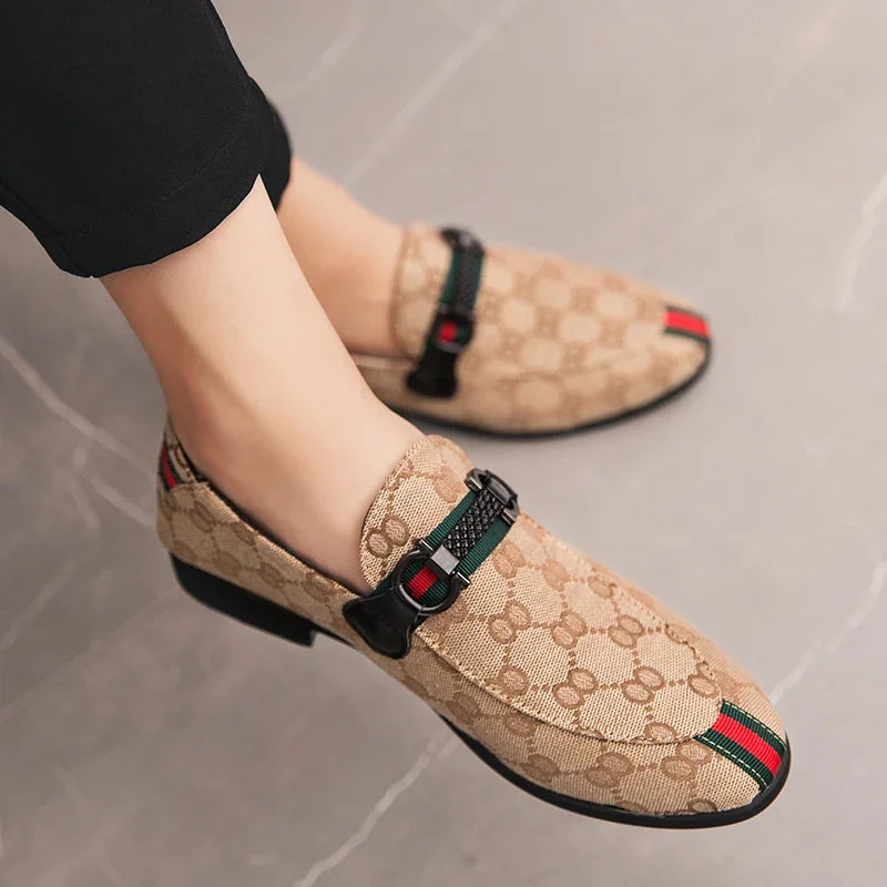 Men Walking Dress Loafers Shoes