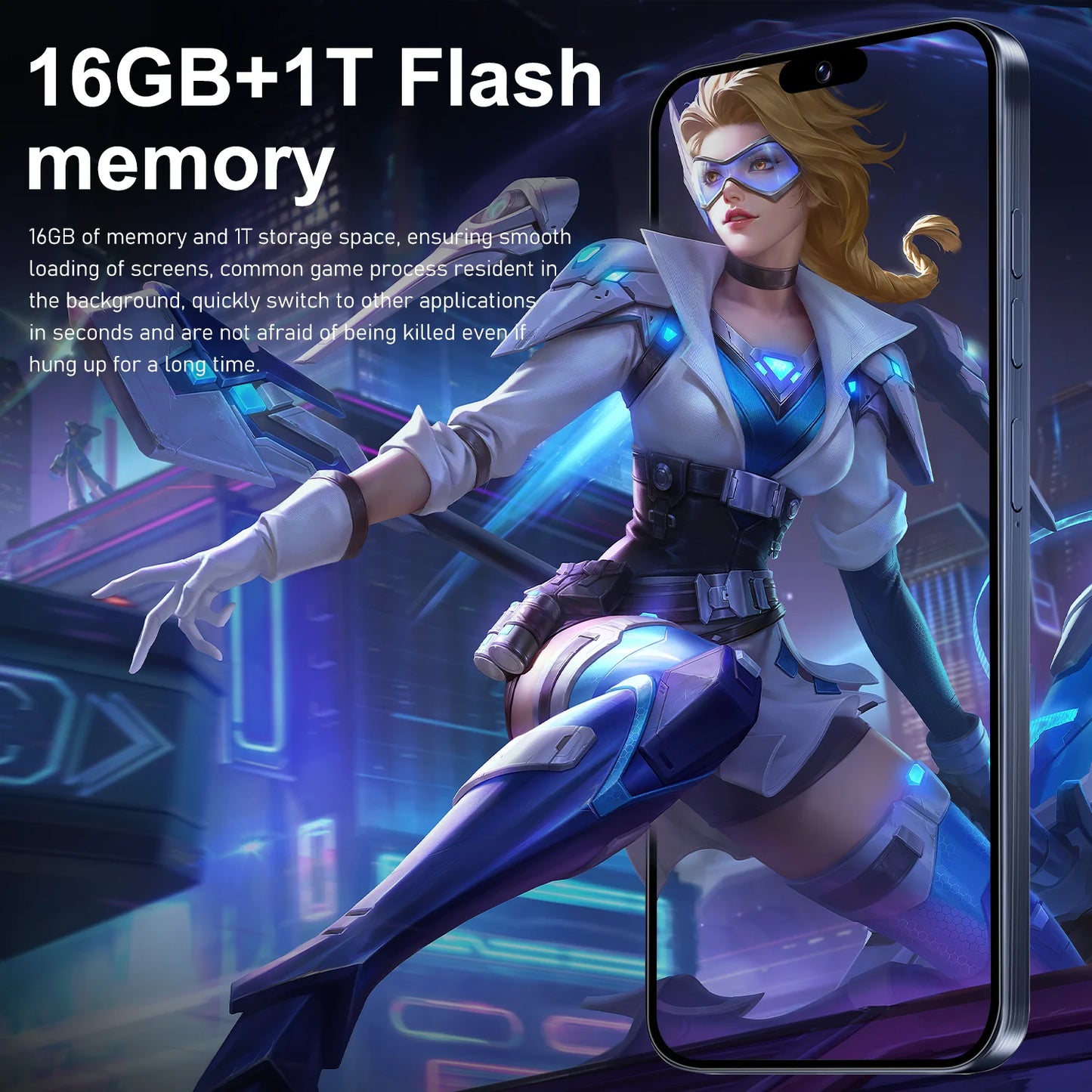 New Original 16GB+1TB For Smartphone