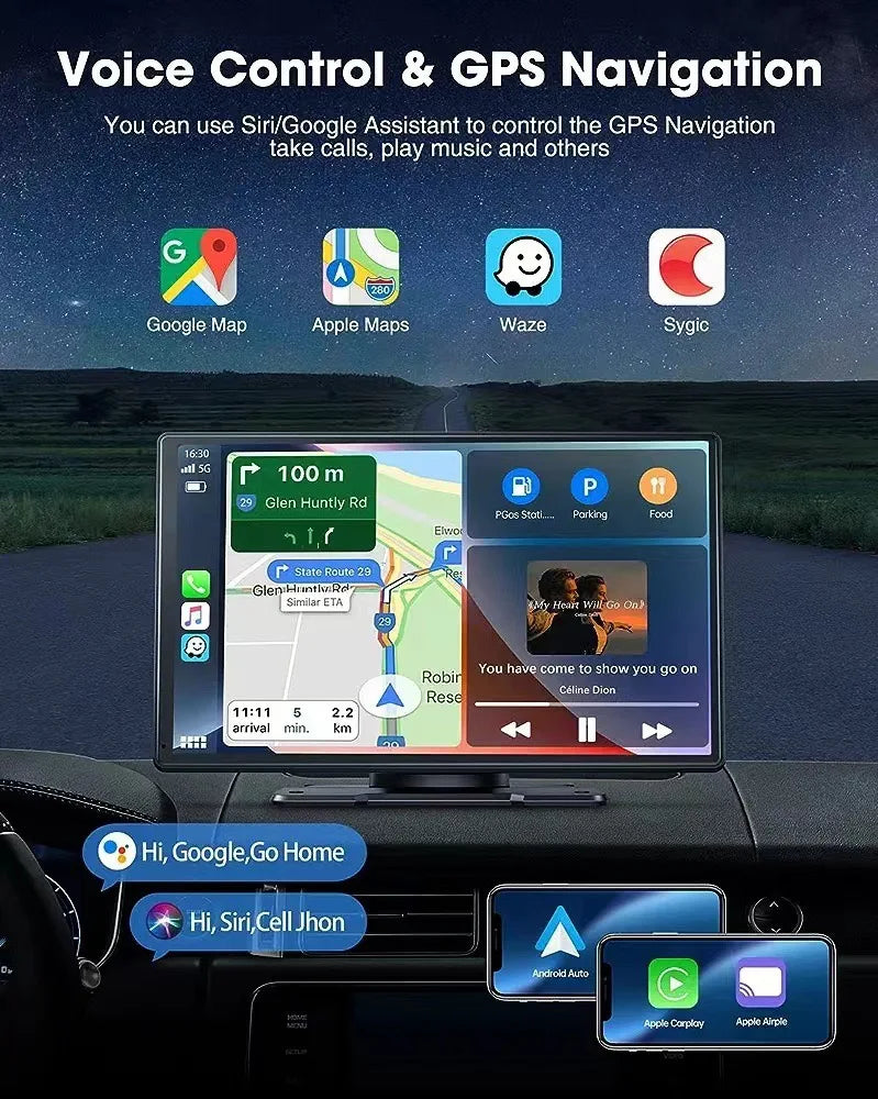 Universal 9" Carplay GPS Navigator