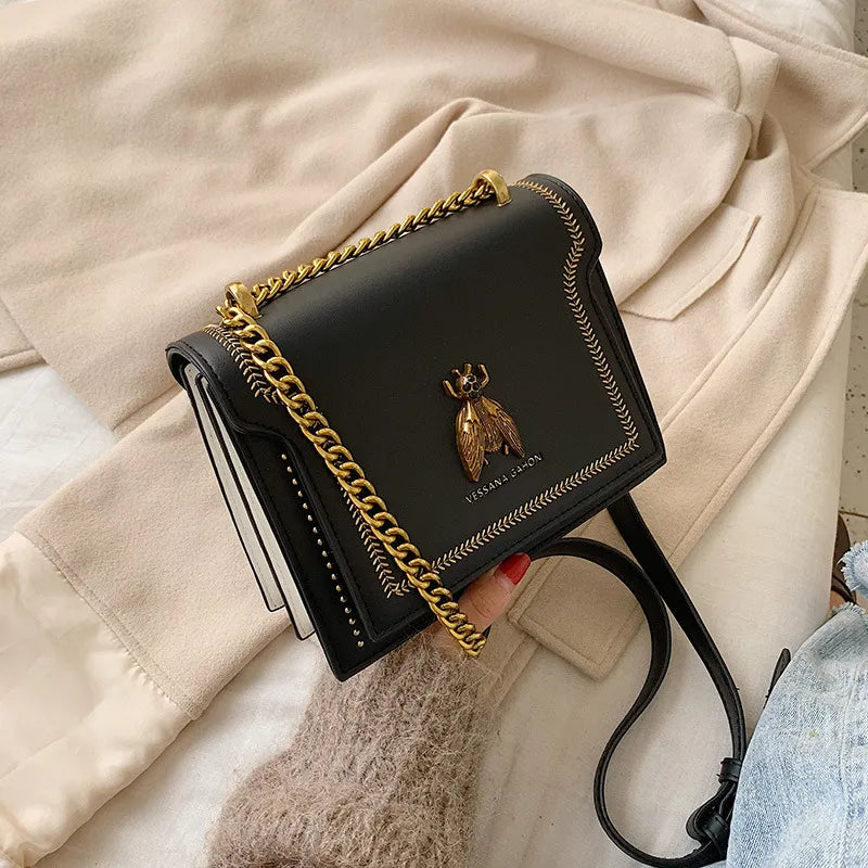Women Retro Bee Handbag
