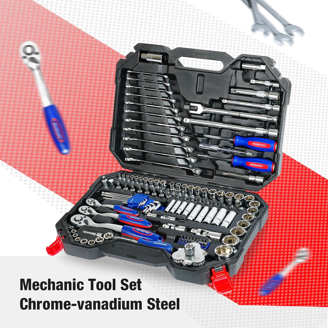 123PC Car Repair Socket Tool Set