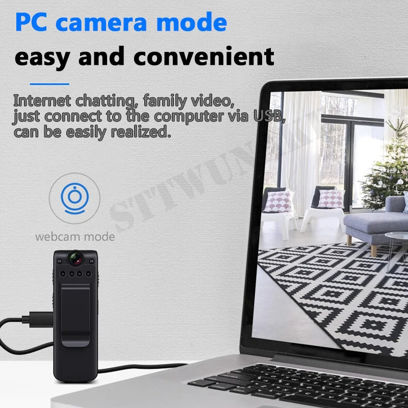 Mini night vision small wireless body camera