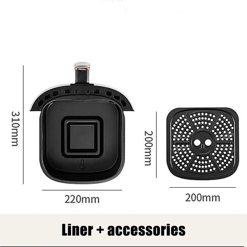 220V 3Color Visual Air Fryer