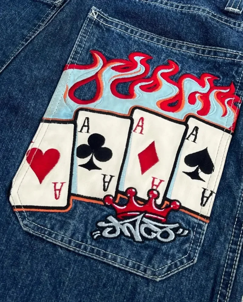 Men High quality Hip Hop Jeans