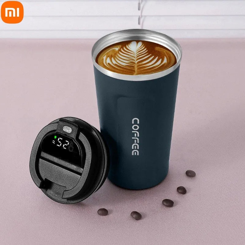LED Temperature Display Coffee Thermal Mug