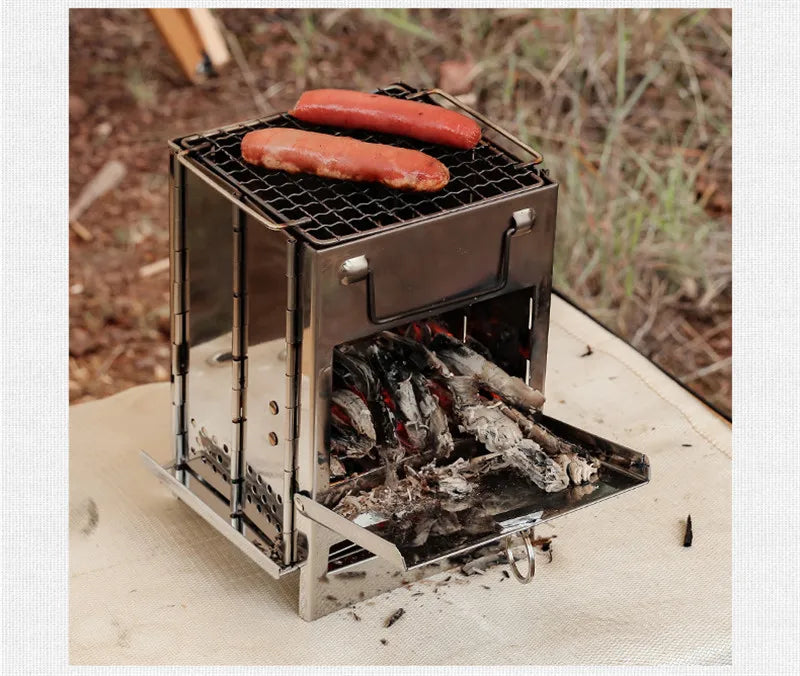 Outdoor Picnic Barbecue Fire Pit Furnace