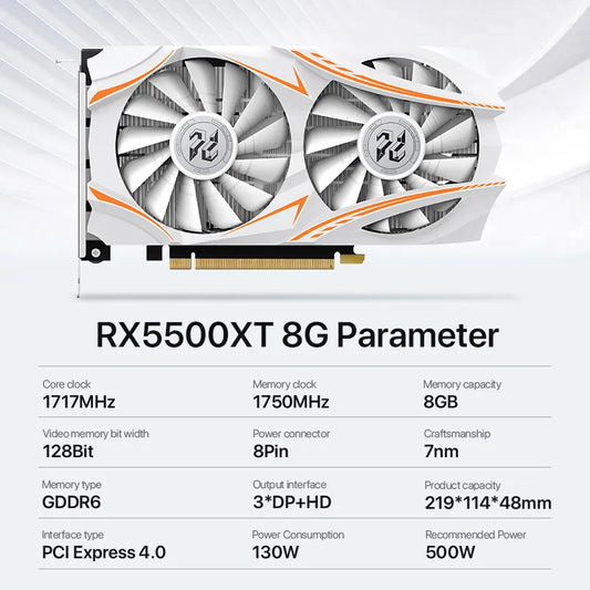 RX 5500 XT 8GB GDDR6 Graphics Card