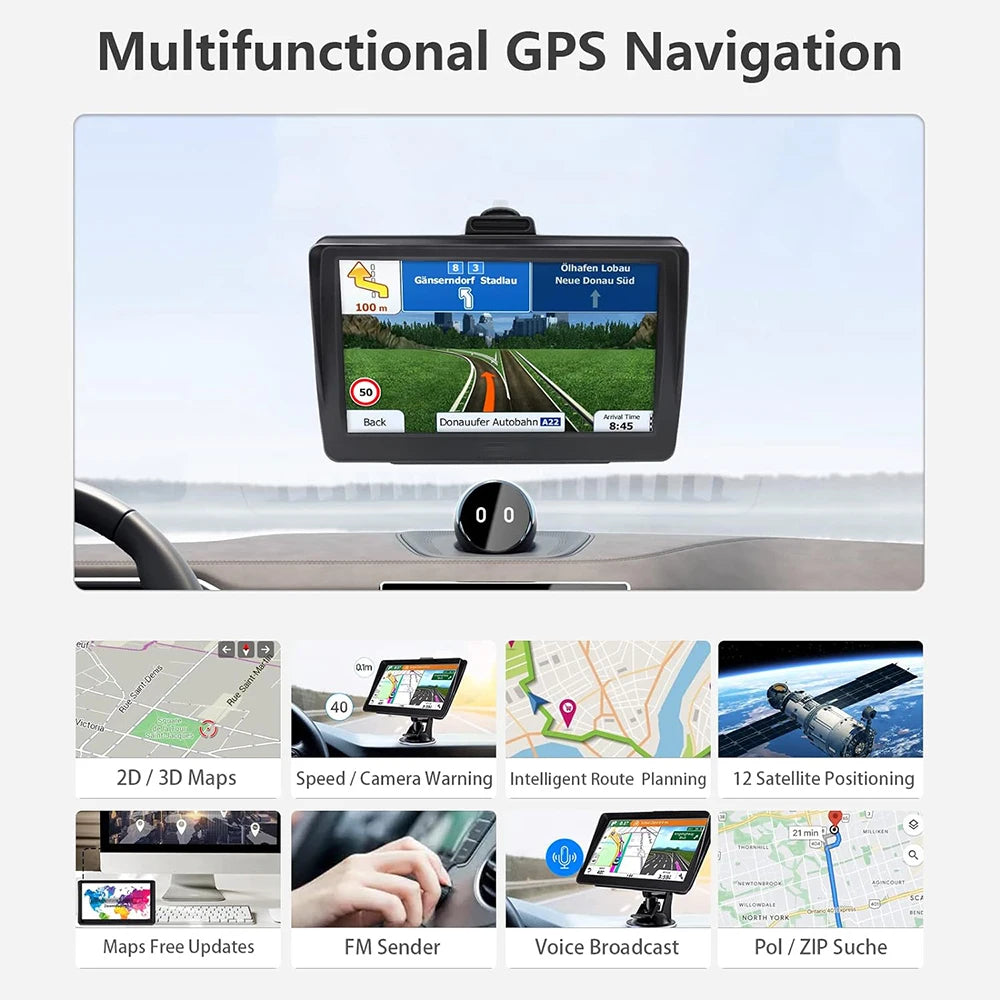 7 Inch GPS Navigation for Car Truck