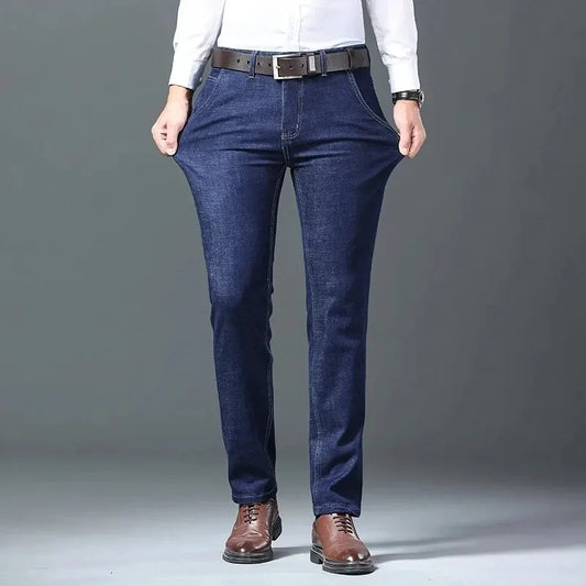 Men Spring and Autumn Denim Jeans