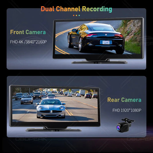 K2 10.26" Dash Cam DVR BT FM Monitor